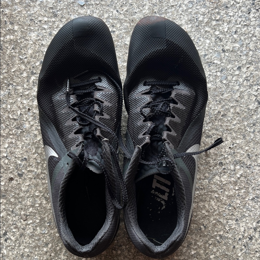 NIKE | Men's Black Track and Field Spikes - Lightweight Performance Shoes | 11.5